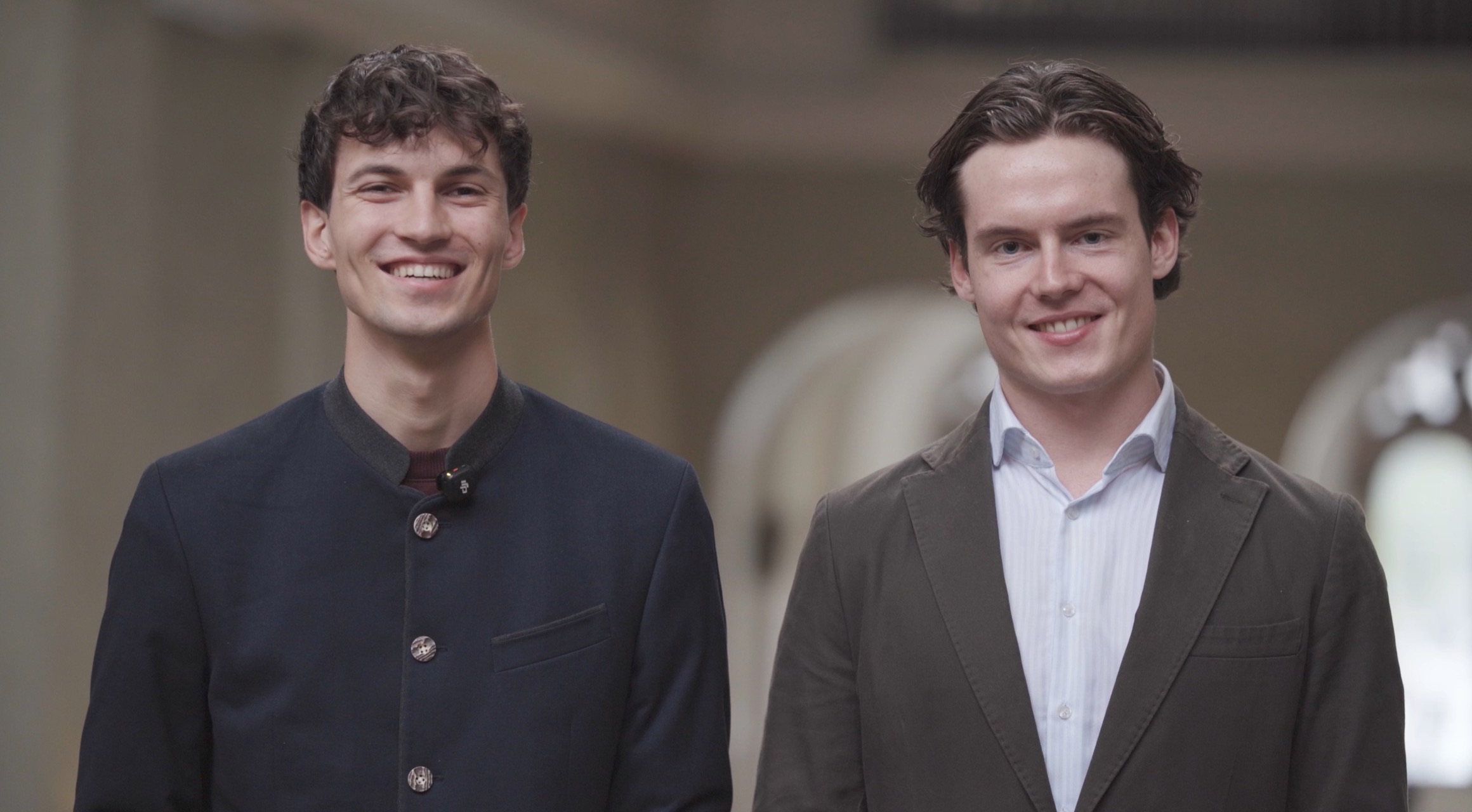 Nils Anton Kratz (left) and Raphael Volpert (right)